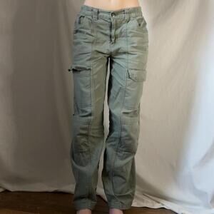 green utility cargo pants